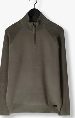 olijf genti trui turtle zip