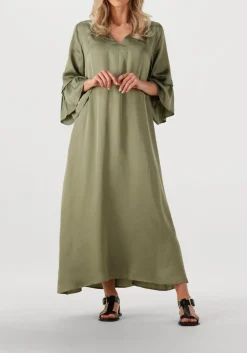 olijf nema maxi jurk n141