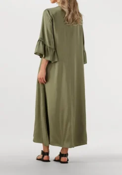 olijf nema maxi jurk n141