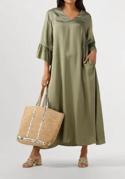 olijf nema maxi jurk n141