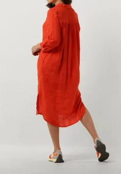 oranje bellamy midi jurk domi 1