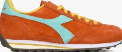 oranje diadora heritage lage sneakers rally s