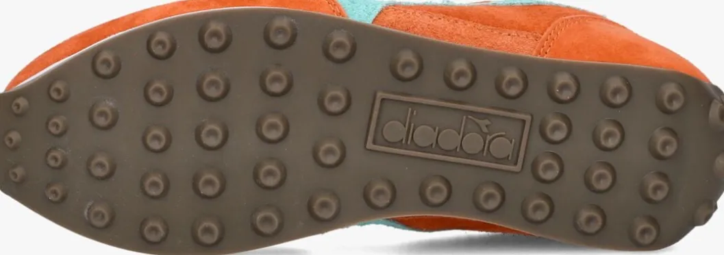 oranje diadora heritage lage sneakers rally s