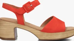 oranje gabor sandalen met hak 721.1.0