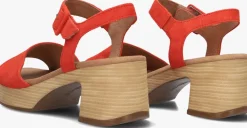 oranje gabor sandalen met hak 721.1.0