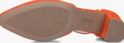 oranje gabor sandalen met hak 340