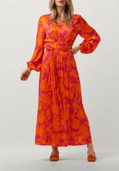 oranje janice maxi jurk noah