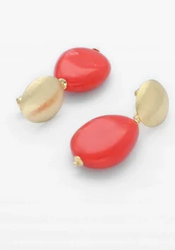 oranje lott. gioielli oorbellen squeezed drop