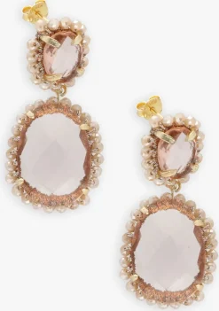 oranje lott. gioielli sieraad pendant earring double m