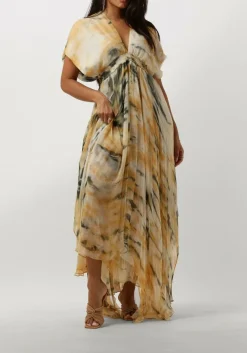 oranje mes demoiselles maxi jurk ines