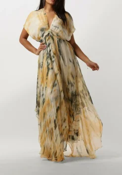 oranje mes demoiselles maxi jurk ines