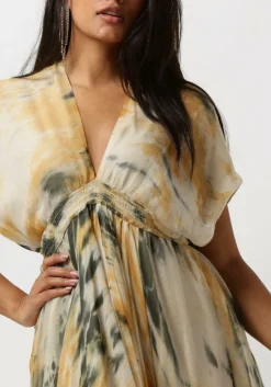 oranje mes demoiselles maxi jurk ines