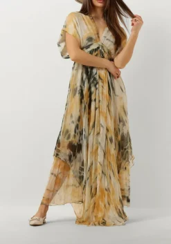 oranje mes demoiselles maxi jurk ines