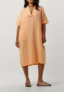 oranje penn & ink midi jurk s24z665ltd