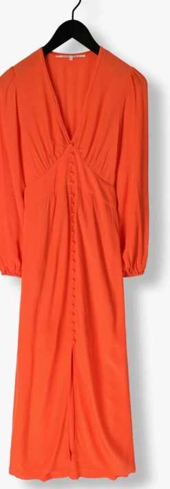 oranje second female maxi jurk emuanuelle slim dress