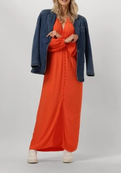 oranje second female maxi jurk emuanuelle slim dress