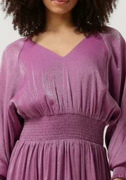 paarse aaiko midi jurk remy co 319