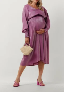 paarse aaiko midi jurk remy co 319