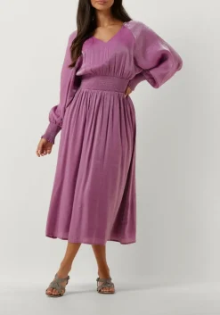 paarse aaiko midi jurk remy co 319