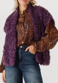 paarse amaya amsterdam gilet bruna