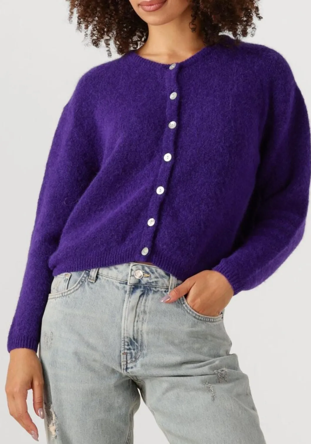 paarse american vintage vest vitow cardigan