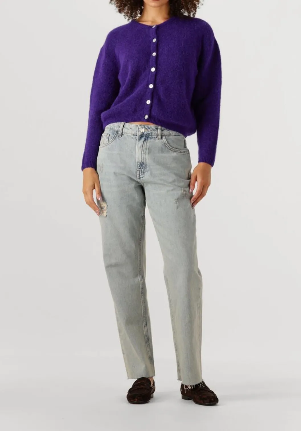 paarse american vintage vest vitow cardigan