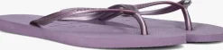 paarse havaianas teenslippers slim crystal sw ii