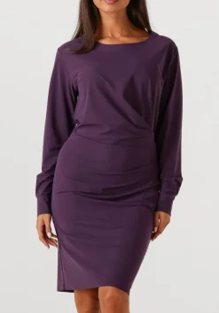 paarse japan tky midi jurk shizuo