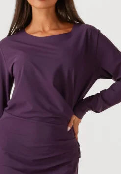 paarse japan tky midi jurk shizuo