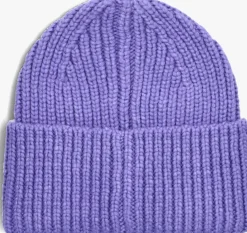 paarse ugg muts chunky rib beanie