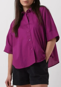 paarse vanessa bruno blouses bobby chemise mc