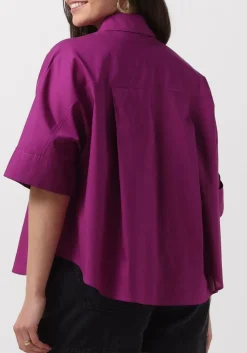 paarse vanessa bruno blouses bobby chemise mc