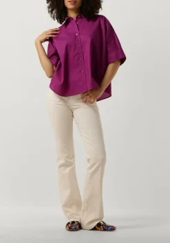 paarse vanessa bruno blouses bobby chemise mc