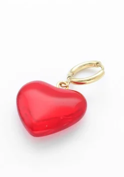 rode bonnie studios bedels red heart pendant