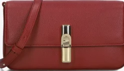 rode furla schoudertas iride s crossbody