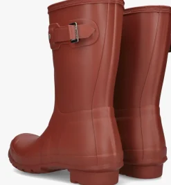 rode hunter regenlaarzen womens original short