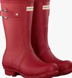 rode hunter regenlaarzen womens original short