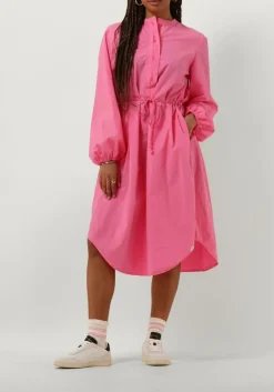 rode penn & ink midi jurk dress midi