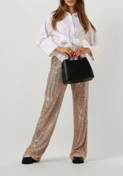 roségouden co'couture pantalon sage sequin pant