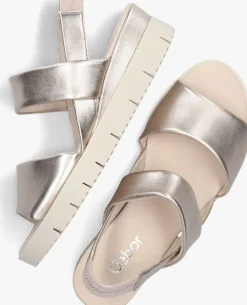 roségouden gabor sandalen 771.3