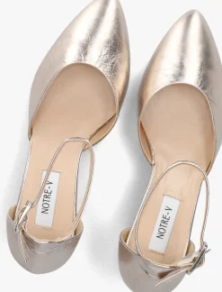 roségouden notre-v pumps 12625