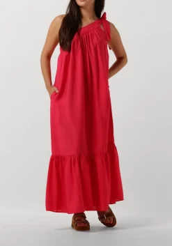 roze co'couture maxi jurk callum asym dress