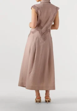 roze copenhagen muse midi jurk cole dress