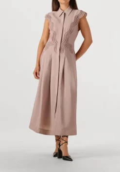 roze copenhagen muse midi jurk cole dress