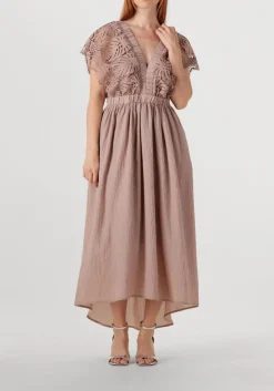 roze copenhagen muse midi jurk cole dress