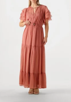 roze dante6 maxi jurk xevi boho maxi chiffon dress