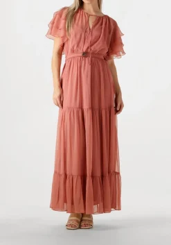 roze dante6 maxi jurk xevi boho maxi chiffon dress