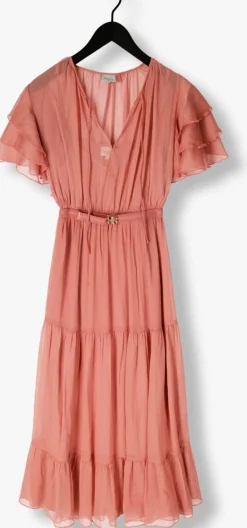 roze dante6 maxi jurk xevi boho maxi chiffon dress