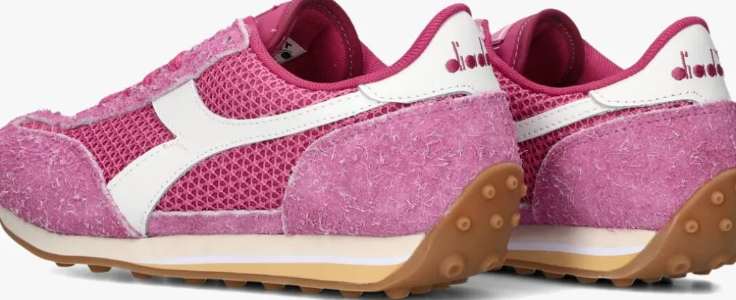 roze diadora heritage lage sneakers rally