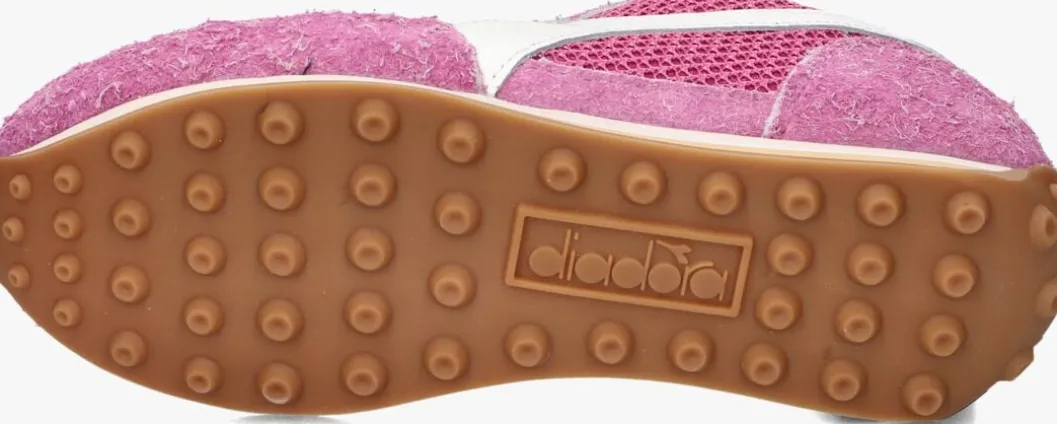 roze diadora heritage lage sneakers rally